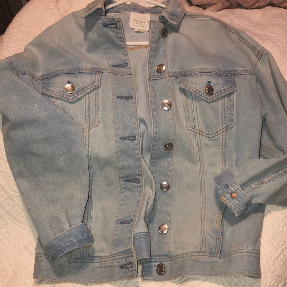 American Eagle over sized denim jacket